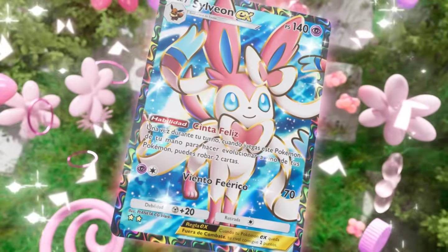  Sylveon EX, la nueva y demoledora carta de Pokémon Pocket tras