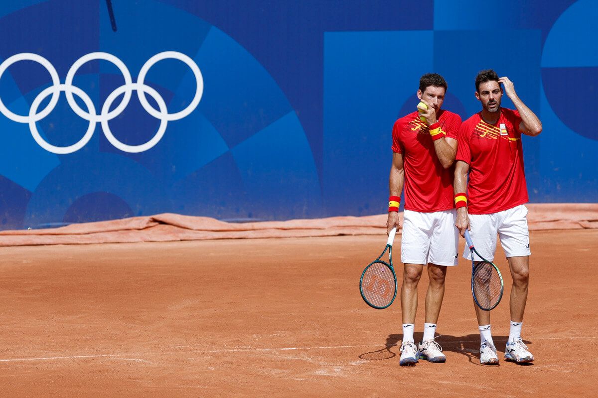  Marcel Granollers y Pablo Carreño, en los Juegos Olímpicos (Fotos: EFE).