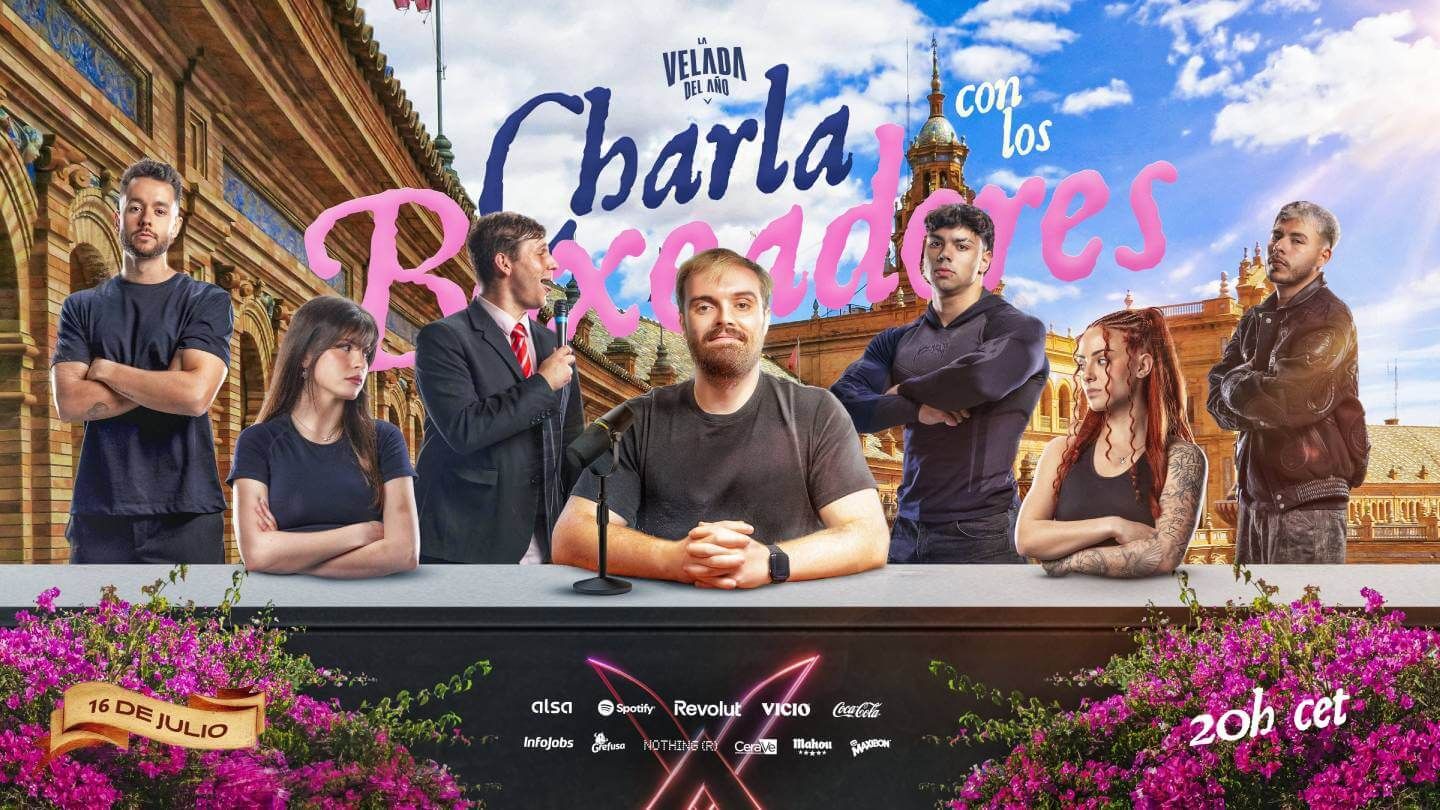 La última gran charla con los boxeadores previa a la Velada del Año V de Ibai