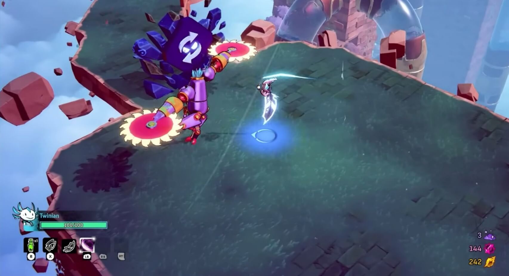  Captura de pantalla de Windblown.