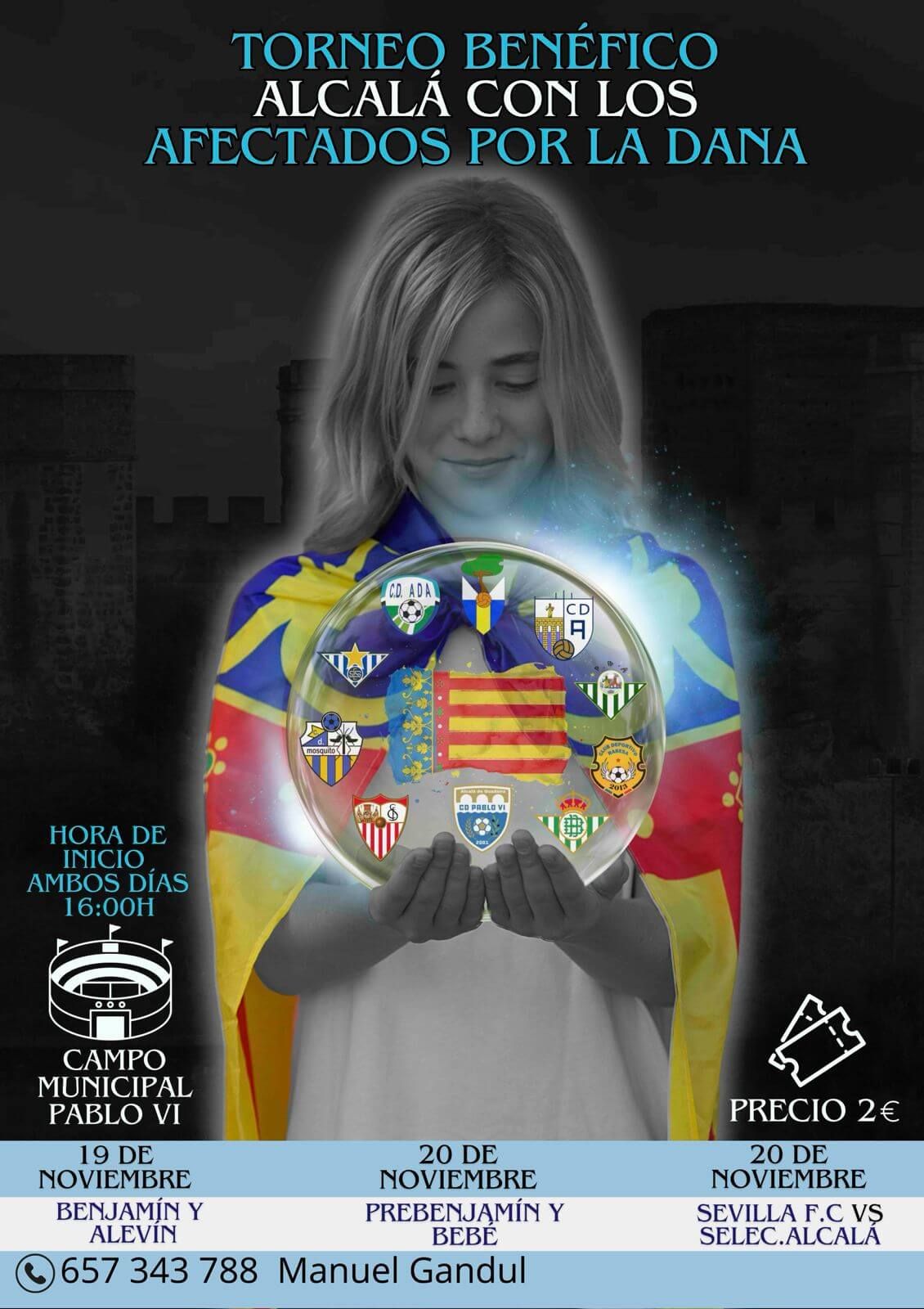  Torneo 'Alcalá con los afectados por la DANA', el 19 y 20 de noviembre.