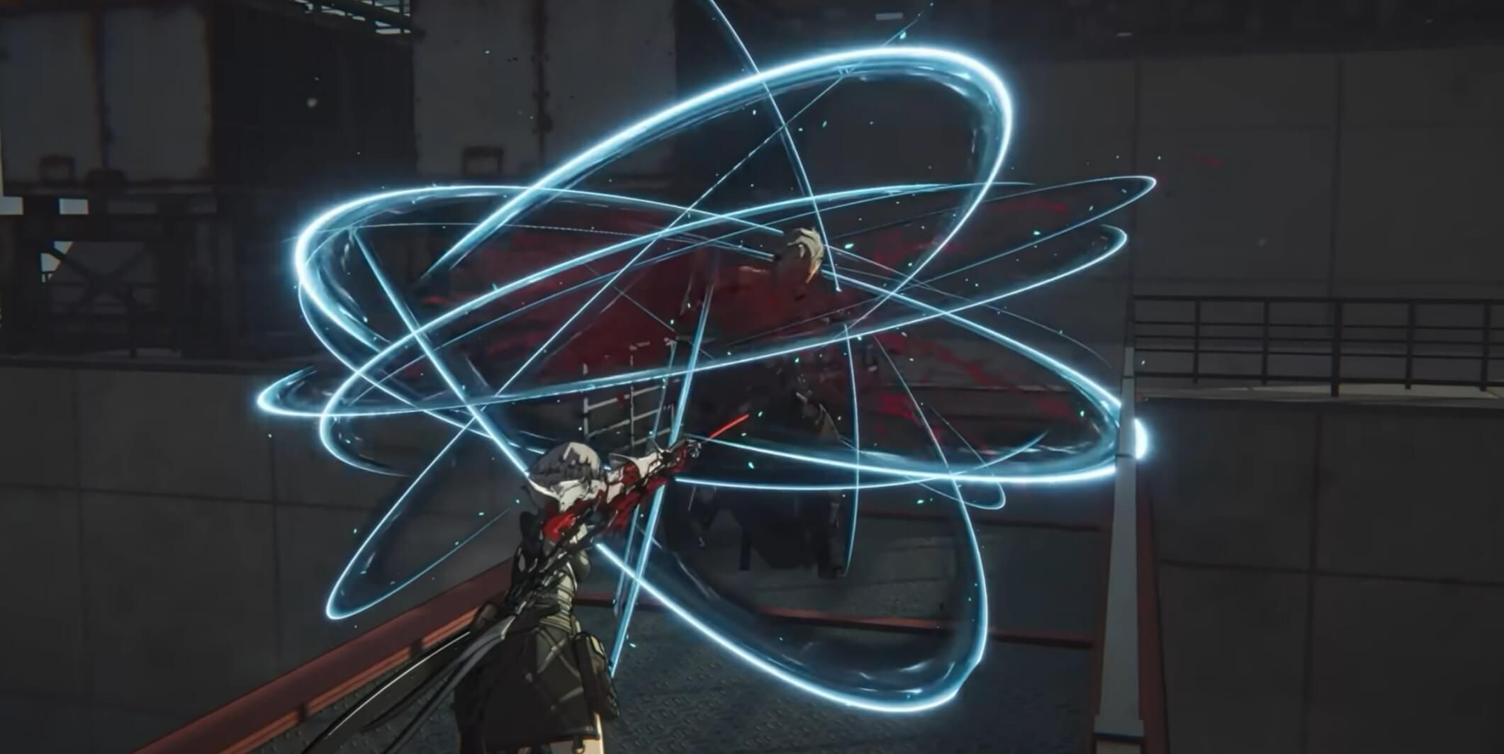  Captura de pantalla del combate de AI LIMIT.