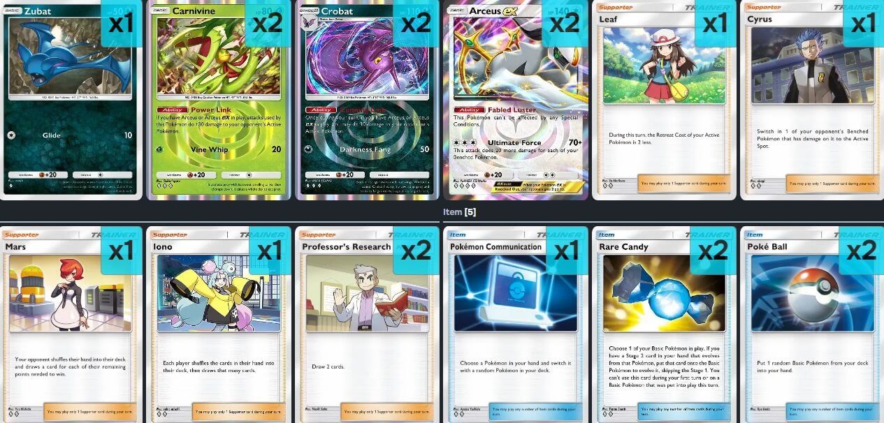 Arceus recupera su poder en el nuevo meta de Pokémon Pocket.