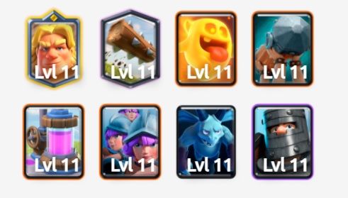 Mazo de Clash Royale