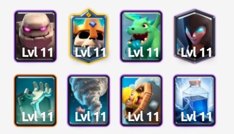 Mazo de gólem en Clash Royale