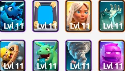 Mazo con golem de elixir en Clash Royale