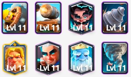 Mazo de bridge spam de Clash Royale