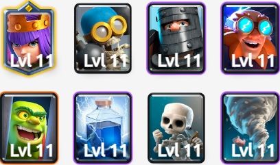 Mazo de egiant en Clash Royale