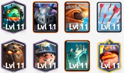 Mazo de sabueso en Clash Royale