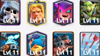 Mazo de puercos reales en Clash Royale