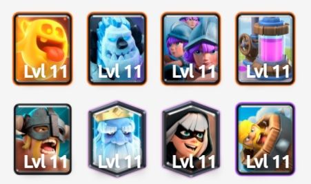 Mazo de Clash Royale