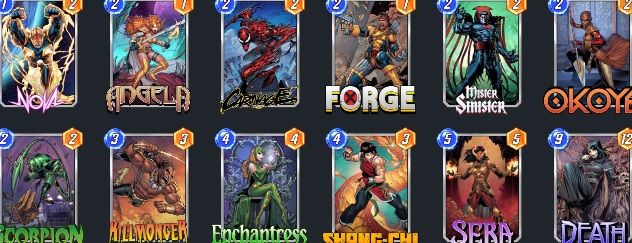 Mazo de Death en Marvel Snap