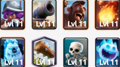 Mazo de montapuercos en Clash Royale
