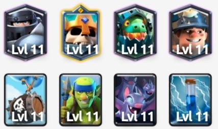 Mazo de minero en Clash Royale