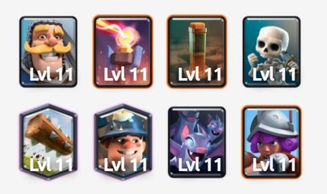 Mazo de Clash Royale