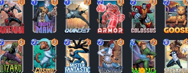 Mazo de Wong en Marvel Snap