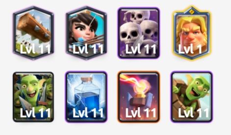 Mazo de Caballero Dorado en Clash Royale