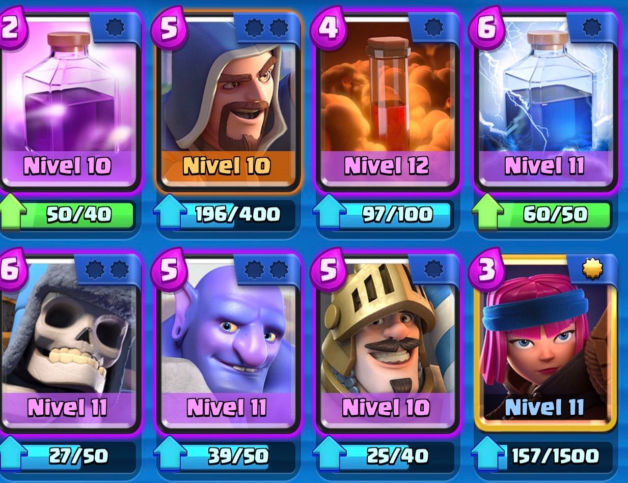 Mazo para el desafío de elixir infinito en Clash Royale