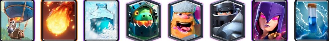 Mazo de globo en Clash Royale