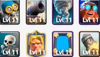 Mazo de egiant en Clash Royale
