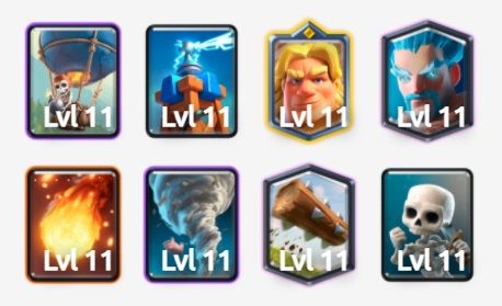 Mazo de Clash Royale, Arena