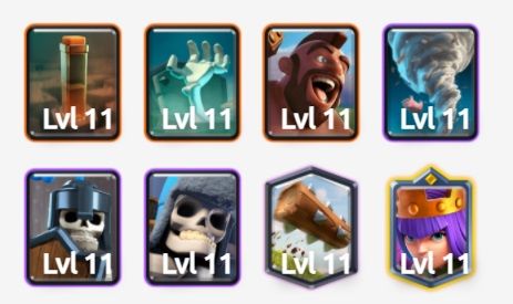 Mazo de montapuercos en Clash Royale