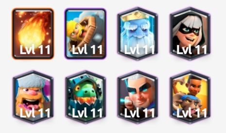 Mazo de Clash Royale