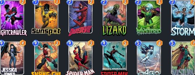 Mazo de Aero en Marvel Snap