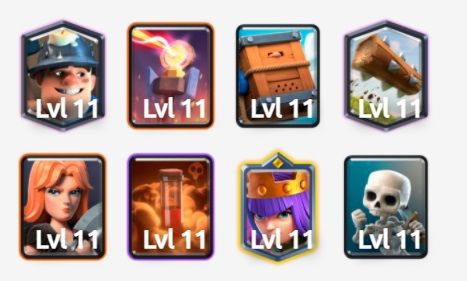 Mazo de minero en Clash Royale