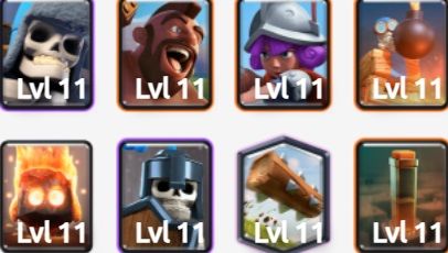 Mazo de montapuercos en Clash Royale