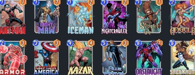 Mazo de Kazar en Marvel Snap