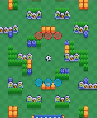 Mapa de Brawl Ball
