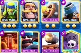 Mazo de Clash Royale, Arena