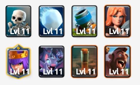 Mazo de montapuercos en Clash Royale