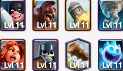 Mazo de montapuercos en Clash Royale