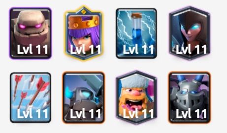 Mazo de Clash Royale