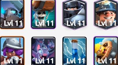 Mazo de minero en Clash Royale