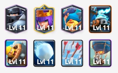 Mazo de globo en Clash Royale