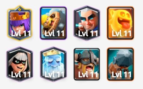 Mazo de Clash Royale, Arena