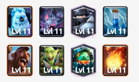 Mazo de montapuercos en Clash Royale