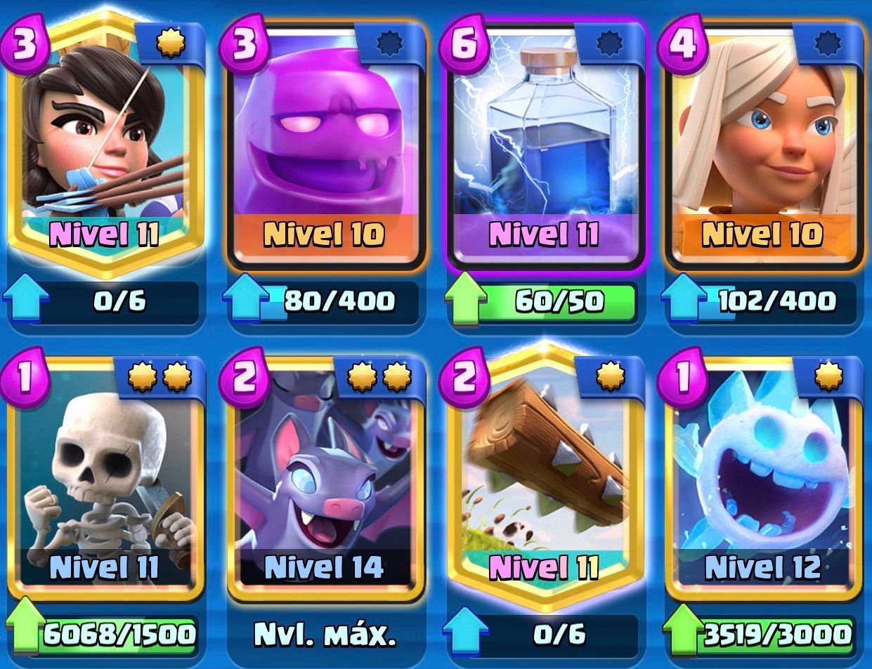 Mazo para el desafío de elixir infinito en Clash Royale