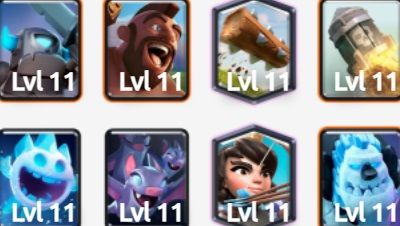 Mazo de montapuercos en Clash Royale