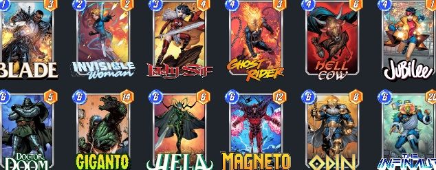 Mazo de Hela en Marvel Snap