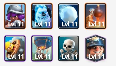 Mazo de Clash Royale