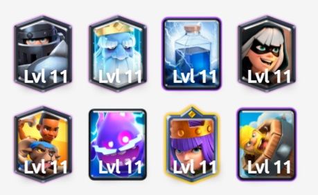 Mazo de Clash Royale, Arena