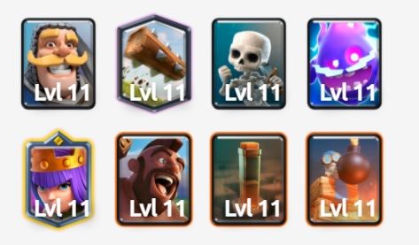 Mazo de montapuercos en Clash Royale