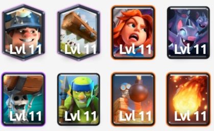 Mazo de minero en Clash Royale