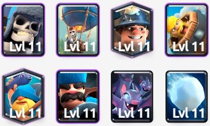 Mazo de minero y globo