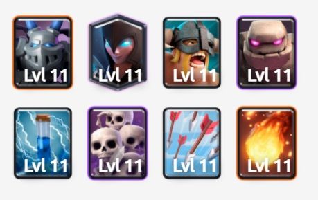 Mazo de Clash Royale