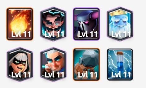 Mazo de Clash Royale